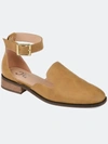 Journee Collection Collection Women's Wide Width Loreta Flat In Mustard