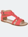 Journee Collection Women's Tru Comfort Foam Florence Sandal In Coral