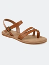 Journee Collection Women's Vasek Sandal In Tan