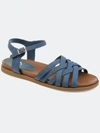 Journee Collection Women's Kimmie Sandal In Denim