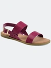 Journee Collection Lavine Slingback Flat Sandal In Pink