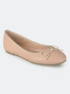 Journee Collection Women's Vika Flat In Blush