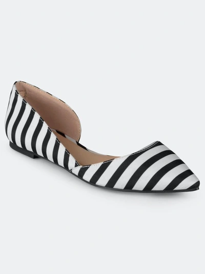 Journee Collection Cortni Womens Slip On D'orsay In Multi