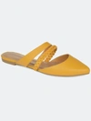 Journee Collection Women's Tru Comfort Foam Olivea Mule In Mustard