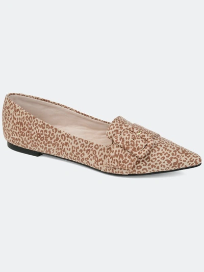Journee Collection Women's Audrey Flat In Animal
