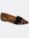 Journee Collection Women's Audrey Flat In Leopard