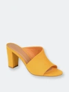 Journee Collection Women's Tru Comfort Foam Allea Slide In Mustard