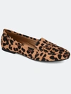 Journee Collection Journee Marci Knotted Strap Loafer In Leopard