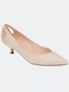 Journee Collection Women's Goldie Kitten Heel In Nude