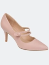 Journee Collection Women's Sidney Pump In Blush