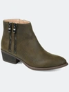 Journee Collection Women's Jayda Bootie In Olive