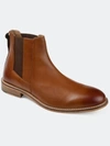 Thomas & Vine Thomas And Vine  Corbin Plain Toe Chelsea Boot In Cognac