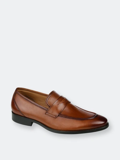 Thomas & Vine Thomas And Vine Bishop Apron Toe Penny Loafer In Brown