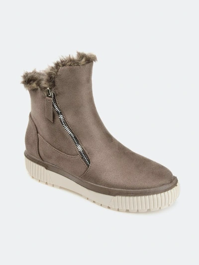 Journee Collection Women's Foam Jezzy Bootie In Taupe