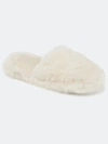 Journee Collection Women's Cozey Slipper In Cream