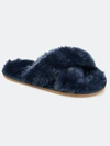 Journee Collection Women's Winkk Slipper In Navy