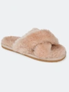 Journee Collection Women's Winkk Slipper In Tan