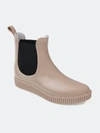 Journee Collection Women's Tru Comfort Foam Drip Rainboot In Taupe