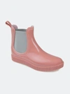 Journee Collection Women's Tru Comfort Foam Drip Rainboot In Blush