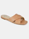 Journee Collection Women's Carlotta Slide In Tan