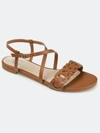 Journee Collection Women's Jalia Sandal In Tan