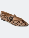 Journee Collection Women's Karissa Flat In Animal