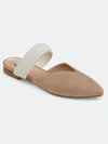 Journee Collection Women's Roxeene Mule In Taupe