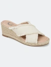 Journee Collection Collection Women's Tru Comfort Foam Shanni Wedge In White