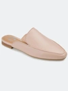 Journee Collection Women's Wide Width Akza Mule In Blush