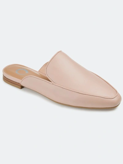 Journee Collection Women's Wide Width Akza Mule In Blush