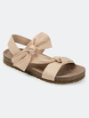 Journee Collection Women's Xanndra Sandal In Beige