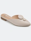Journee Collection Women's Mallorie Mule In Nude