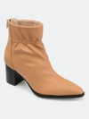 Journee Collection Women's Tru Comfort Foam Heddy Bootie In Tan