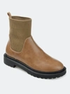 Journee Collection Women's Tru Comfort Foam Sabriel Bootie In Tan
