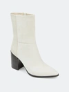 Journee Collection Women's Tru Comfort Foam Sharlie Bootie In Off White