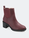 Journee Collection Women's Tru Comfort Foam Hallie Bootie In Pink