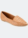 Journee Collection Women's Tru Comfort Foam Misty Flat In Tan