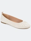 Journee Collection Women's Tru Comfort Foam Tannya Flat In Bone