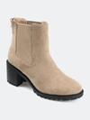Journee Collection Women's Tru Comfort Foam Jentry Bootie In Taupe