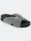 Journee Collection Women's Dalynnda Slipper In Slate