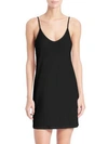 Skin Audrey Pima-cotton Nightdress In Black