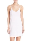 Skin Superfine Pima Cotton Jersey Sexy Slip In White