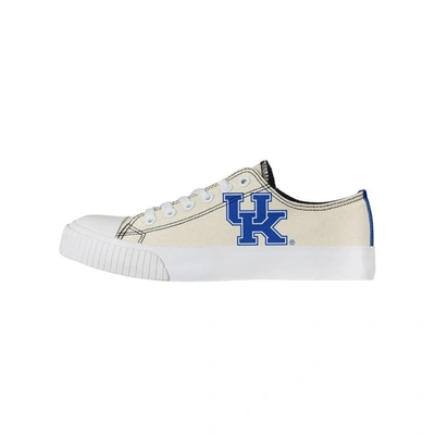 Foco Cream Kentucky Wildcats Low Top Canvas Shoes