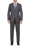 English Laundry Two Button Notch Lapel Trim Fit Suit In Grytan