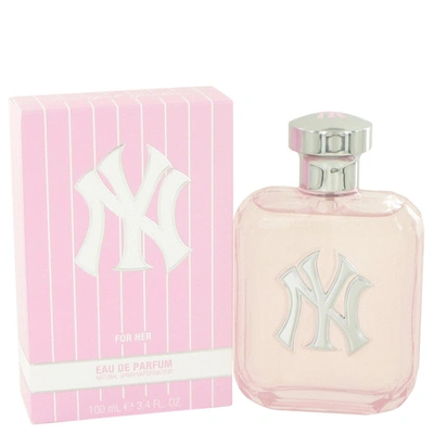 New York Yankees 553433 0.24 oz Mini Eau De Perfume Spray By  For Women In Pink