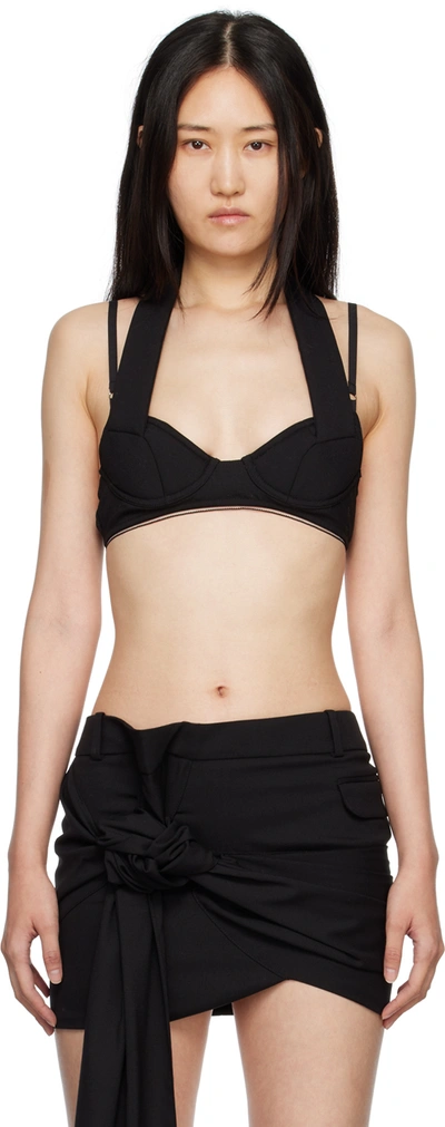 Jacquemus Black Le Papier 'le Haut Cuscinu' Bra