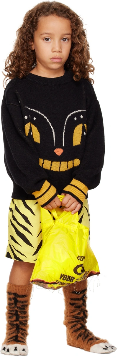 Perks And Mini Ssense Exclusive Kids Black Lil' Creepz Jumper