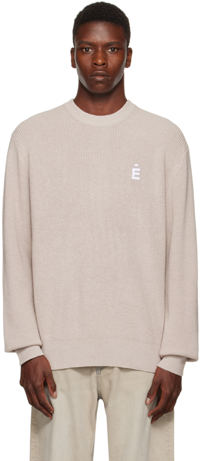 Etudes Studio Beige Boris Patch Jumper In 中性色