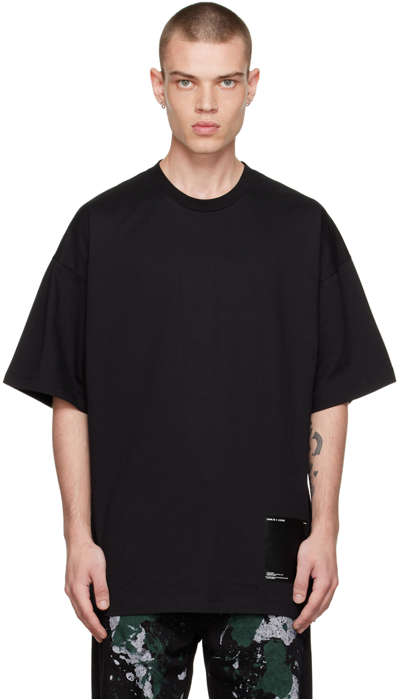 Oamc Allegory Silk-printed T-shirt In Black