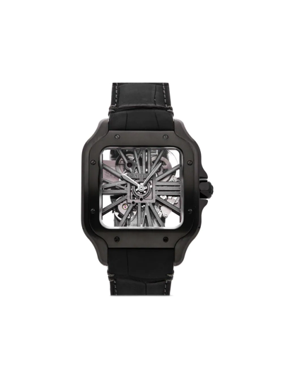 Pre-owned Cartier 2022  Santos 39.8mm In Grey